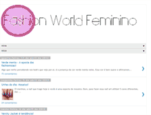 Tablet Screenshot of mundofashionfemenino.blogspot.com