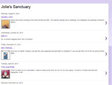 Tablet Screenshot of joliesancturary.blogspot.com