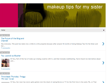 Tablet Screenshot of makeuptipsformysister.blogspot.com