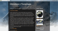 Desktop Screenshot of literaturaytecnologia.blogspot.com