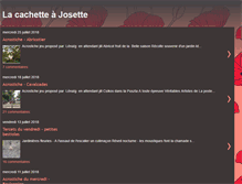 Tablet Screenshot of lacachetteajosette.blogspot.com