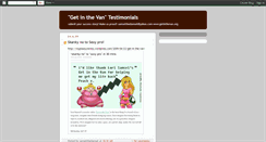 Desktop Screenshot of getinthevantestemonials.blogspot.com