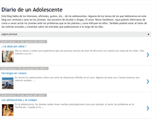 Tablet Screenshot of diariodeadolescentes2010.blogspot.com