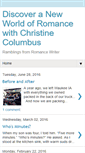 Mobile Screenshot of christinecolumbus.blogspot.com