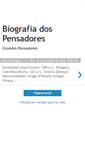 Mobile Screenshot of biografiadospensadores.blogspot.com