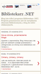 Mobile Screenshot of bibliotekarz-net.blogspot.com