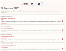 Tablet Screenshot of bibliotekarz-net.blogspot.com