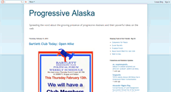 Desktop Screenshot of progressivealaska.blogspot.com