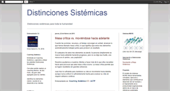 Desktop Screenshot of distincionsistemica.blogspot.com