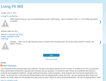 Tablet Screenshot of livingfit365.blogspot.com