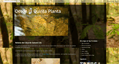 Desktop Screenshot of desdelaquintaplanta.blogspot.com