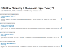 Tablet Screenshot of clt20livestreaming.blogspot.com