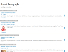 Tablet Screenshot of jurnalparagraph.blogspot.com