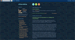 Desktop Screenshot of china-latina.blogspot.com