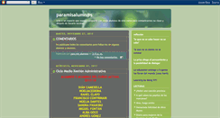 Desktop Screenshot of paramisalumnos.blogspot.com