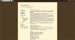 Desktop Screenshot of no1battery.blogspot.com