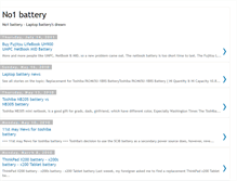 Tablet Screenshot of no1battery.blogspot.com