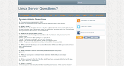 Desktop Screenshot of linuxserverquestion.blogspot.com