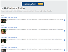 Tablet Screenshot of launionhaceruido.blogspot.com