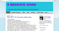 Desktop Screenshot of medicosdiary.blogspot.com