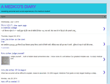 Tablet Screenshot of medicosdiary.blogspot.com