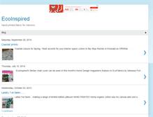 Tablet Screenshot of ecoinspired.blogspot.com