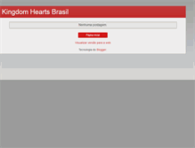 Tablet Screenshot of kingdomheartsbrasil.blogspot.com