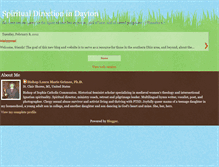 Tablet Screenshot of daytonspiritualdirection.blogspot.com