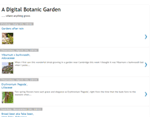Tablet Screenshot of digitalbotanicgarden.blogspot.com