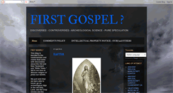 Desktop Screenshot of firstgospel.blogspot.com