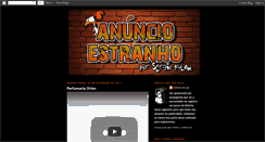 Desktop Screenshot of anuncioestranho.blogspot.com