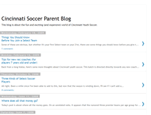 Tablet Screenshot of cincysoccerparent.blogspot.com