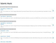 Tablet Screenshot of islamicmusics.blogspot.com