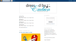 Desktop Screenshot of dressedbyembun.blogspot.com