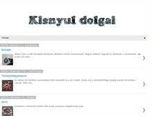 Tablet Screenshot of kisnyuldolgai.blogspot.com