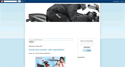Desktop Screenshot of hondamotor-cycle.blogspot.com
