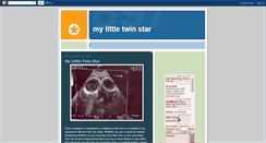 Desktop Screenshot of mylittletwinstar.blogspot.com