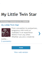 Mobile Screenshot of mylittletwinstar.blogspot.com
