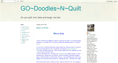 Desktop Screenshot of godoodlesnquilt.blogspot.com