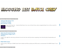 Tablet Screenshot of bloggingbestdancecrew.blogspot.com