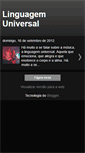 Mobile Screenshot of linguagemuniversal.blogspot.com