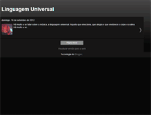 Tablet Screenshot of linguagemuniversal.blogspot.com