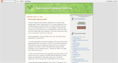 Desktop Screenshot of begknitdesigners.blogspot.com
