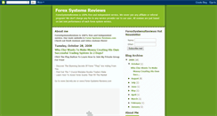 Desktop Screenshot of forex-systems-review-new.blogspot.com