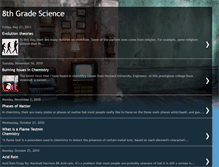 Tablet Screenshot of marshall-8thgradescience.blogspot.com