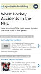 Mobile Screenshot of hockeyaccidents.blogspot.com