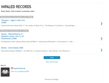 Tablet Screenshot of impaledrecords.blogspot.com