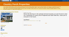 Desktop Screenshot of countryporchproperties.blogspot.com