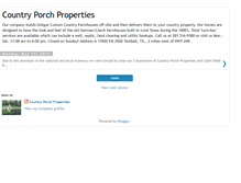 Tablet Screenshot of countryporchproperties.blogspot.com