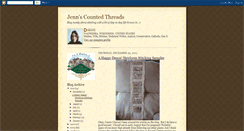 Desktop Screenshot of jennscountedthreads.blogspot.com